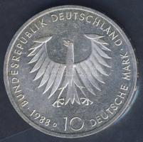 NSZK 1988. 10M Ag "Schopenhauer" T:BU