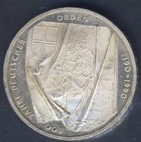 NSZK 1990. 10M Ag "800 éves a Deutscher Orden" T:BU