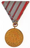 Bulgária ~1933-1939. "Európai Háborús Emlékérem 1915-1918" aranyozott Br kitüntetés, nem s...
