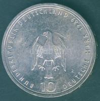 NSZK 1989. 10M Ag "800 éves a hamburgi kikötő" T:BU