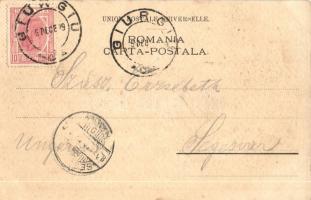 1899 Giurgiu, Gyurgyevó; Casarma Carol I, Siretul. Editura Fellmer Fotog. 560. / military barracks, ...