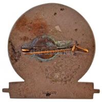 1937. "5. Nemzetközi Kongresszus - 1937 - Budapest" fém jelvény, hátoldalán "LUDVIG B...