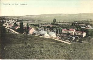 Bázna, Felsőbajom, Baiumul de Sus, Baassen, Bazna; látkép, fürdő. Fritz Guggenberger kiadása / general view, spa