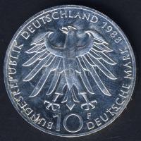 NSZK 1988. 10M Ag "Zeiss" T:BU