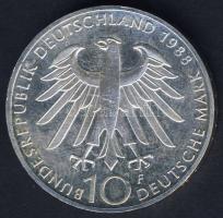 NSZK 1988. 10M Ag "Zeiss" T:BU
