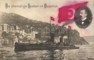 Die ehemalige Goeben im Bosporus / Yavuz Sultan Selim (ex SMS Goeben) Ottoman Navy Turkish battlecruiser, Admiral Wilhelm Souchon