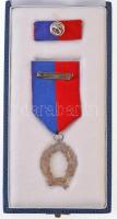 1992. "Köztársasági Őrezredi Szolgálati Jel 30 év után" jelzett, zománcozott Ag kitüntetés...