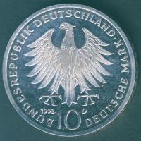 NSZK 1992. 10M Ag "Pour le Mérite" T:BU