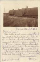 1916 Osztrák-magyar páncélvonat / K.u.K. Panzerzug / WWI Austro-Hungarian panzer train (armored train). photo + Kommando der k.u.k. Inf. Mun. Kolonne Nr. 1/33 (EK)