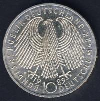 NSZK 1989. 10M Ag "40 éves az NSZK" T:BU