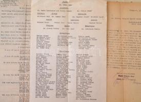 cca 1900-1950 Több száz régi dokumentum, keresztlevél, igazolvány 4 mappában