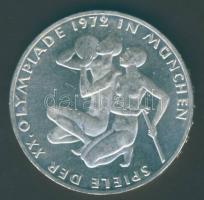 NSZK 1972J 10M Ag "Olimpia-Sportolók" T:BU