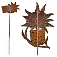 ~1930. "M.T.E. (Magyar Turista Egyesület" 2xklf részben zománcozott Cu kitűző, az egyik há...