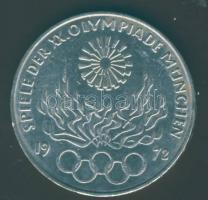 NSZK 1972D 10M Ag "Olimpia-Láng" T:BU