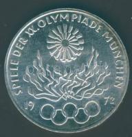 NSZK 1972G 10M Ag "Olimpia-Láng" T:BU