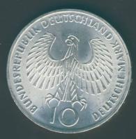 NSZK 1972J 10M Ag "Olimpia-Láng" T:BU