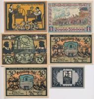 Németország / Weimari Köztársaság 1920-1921. 6db klf szükségpénz T:I-
Germany / Weimar Republic 192...