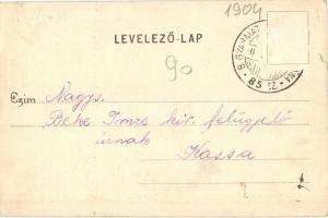 1904 Szántó, Santovka; Szántói savanyúvíz forrás, töltőház. Divald Károly kiadása / mineral water sp...