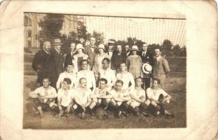 1921 Salgótarján, futball csapat csoportképe, foci, sport. photo (EB)