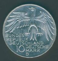 NSZK 1972D 10M Ag "Olimpia-Stadion" T:BU