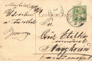 Miskolc, Hunyadi utca, Mesko R. üzlete, piaci árusok. W. L. 1058.  (kis szakadás / small tear)