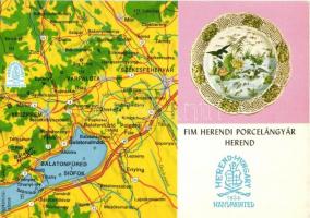 15 db MODERN magyar és külföldi motívumos képeslap: porcelán és műtárgyak / 15 modern Hungarian and European motive postcards; porcelain