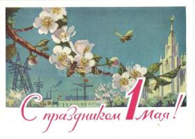 21 db MODERN szovjet propagandalap / 21 modern Soviet propaganda postcards