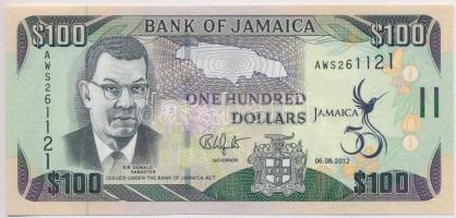 Jamaika 2012. 100$ T:I 
Jamaica 2012. 100 Dollars C:UNC