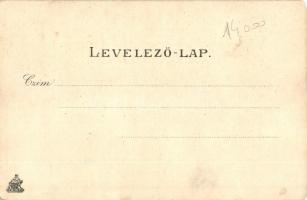 Sopron, Széchenyi tér és szobor. A soproni evangélikus főgimnázium magyar társaság javára. Kiadja Ku...