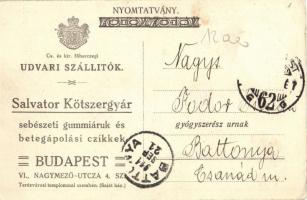 1911 Budapest VI. Nagymező utca 4.  A Magyarországi Gyógyszerészegyesületnek 1911. június 19-én megt...