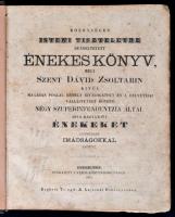 Közönséges isteni tiszteletre rendeltetett énekes könyv, mely Szent Dávid zsoltárin kívül magában fo...