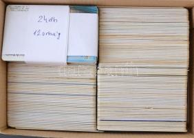 1993-2001 Kis használt telefonkártya gyűjtemény: 515 db magyar, 51 db román, 24 db egyéb külföldi (1...