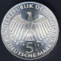 NSZK 1973. 5M Ag "Frankfurti Nemzetgyűlés" T:BU