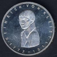 NSZK 1977. 5M Ag "Kleist" T:BU