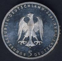 NSZK 1977. 5M Ag "Kleist" T:BU