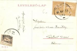 Barcs, Fő utca, építkezés. W. L. 131. (EK)