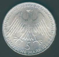 NSZK 1968. 5M Ag "Raifeissen" T:BU