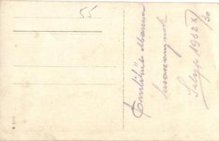 1932 Selyp (Lőrinci), Cukorgyári dolgozók csoportképe. photo