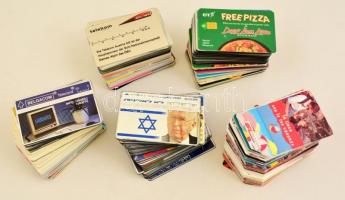 Kb 400 darab használt külföldi telefonkártya. / 400 phone cards