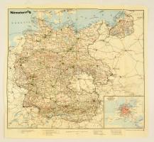 cca 1930 Németország térkép / Map of Germany 57x60 cm