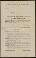 1910 Kolozsvár, Az Erdélyi Kárpát Egyesület felhívása kirándulásra a meziádi cseppkőbarlangba