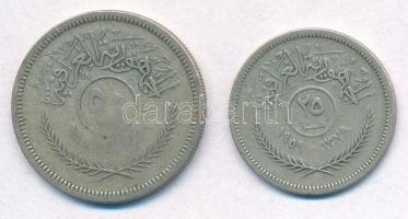 Irak 1959. 25f Ag + 50f Ag T:2-,3 Iraq 1959. 25 Fils Ag + 50 Fils Ag C:VF,F