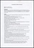 1944 Balkáni harctéri hőstettért matróznak horvát ezüst bátorsági érdemérmet adományozó okirat Joach...