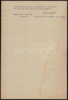 1944 Zvonimir medál adományozó oklevél a Balkáni fronton, Heinrich Borowski híres tábornok aláírásáv...