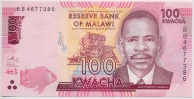 Malawi 2016. 100K T:I  Malawi 2016. 100 Kwacha C:UNC