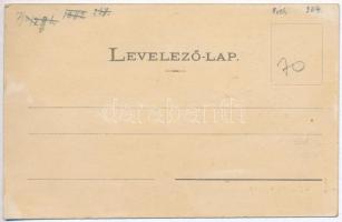 Frics, Fricovce (Eperjes vidéke / near Presov); Bertóthy Bálint kastélya. Fénynyomat Divald műintéze...