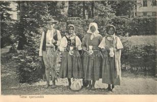 Tátra, Magas Tátra, Vysoké Tatry; Tátrai eperszedők, folklór / strawberry pickers, folklore