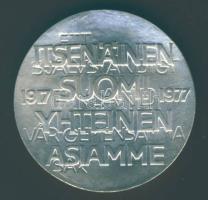 Finnország 1977. 10M Ag "60. Függetlenségi évforduló" T:BU
