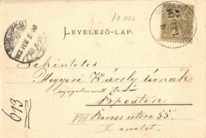 1903 Detrekőszentmiklós, Blasenstein-Sankt-Nikolaus, Plavecky Mikulas; Templom tér. Wiesner Alfréd k...