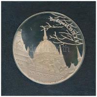 Fülöp Zoltán (1951-) 1978. "Koronázási jelvények" Ag emlékérem sérült plasztiktokban tanús...